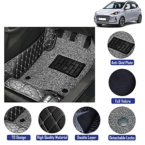 7D Car Floor Mats for Hyundai Grand I10 Nios Autodime