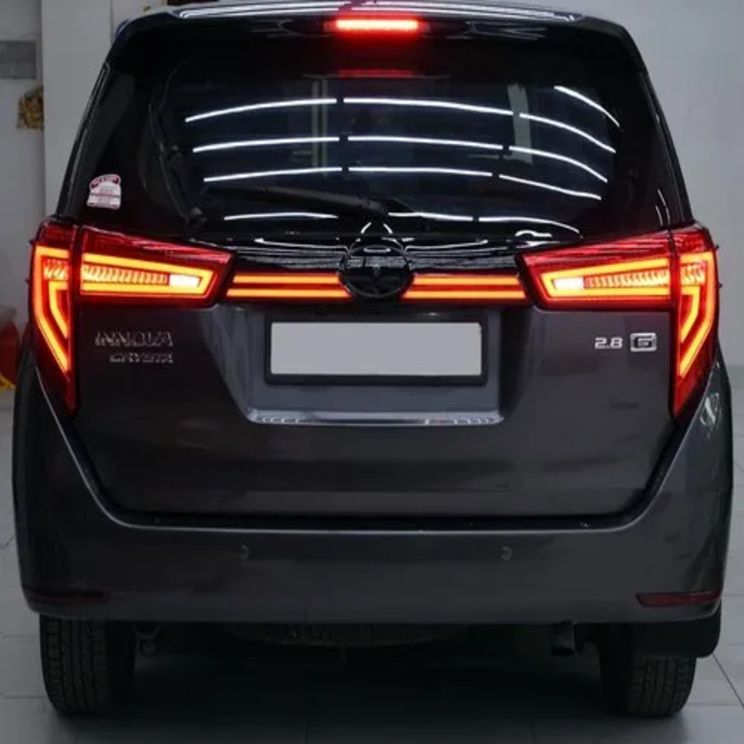 Toyota Innova Crysta Twin Bar Matrix LED Tail Lights Autodime