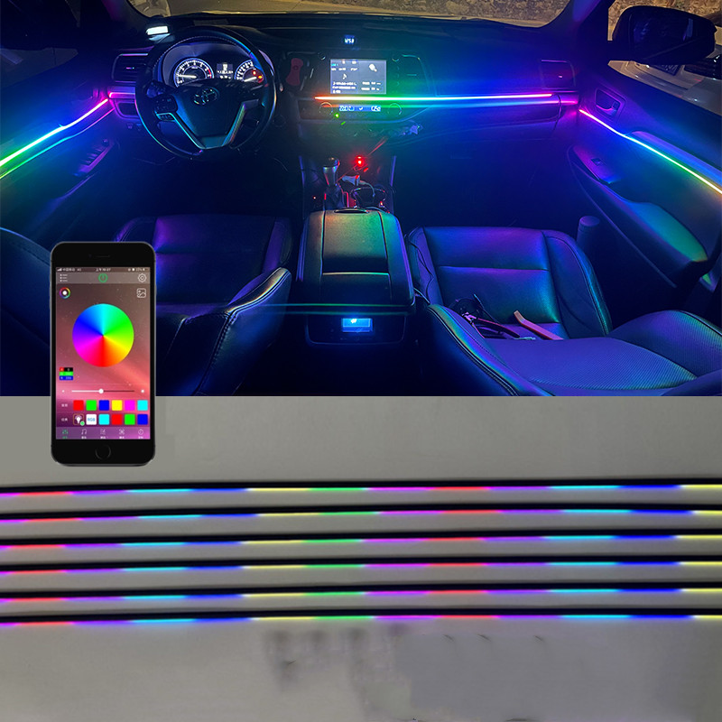 Cardi K3 Multicolor Ambient Lighting Set, Atmosphere Of The Car Lights with App
