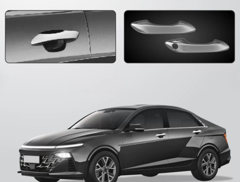 Hyundai Verna 2023 Shines with Chrome Door Handle Covers