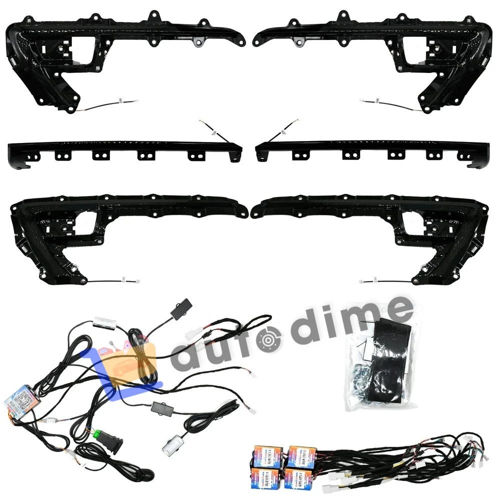 Toyota Fortuner High‑End K4 Ambient Light Kit | 18‑Zone RGB, Bluetooth App + Switch Control, Symphony, OEM‑Style Fit