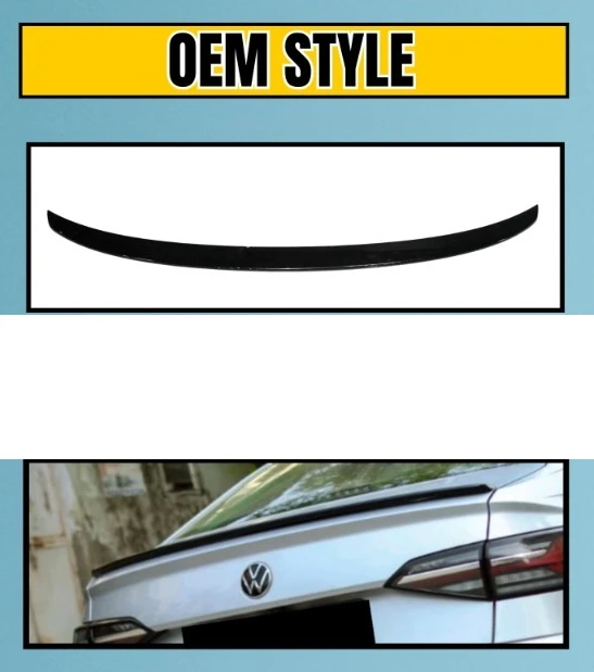 Volkswagen Virtus OEM‑Style Trunk Lip Spoiler | Subtle OE Look | Adhesive Mount